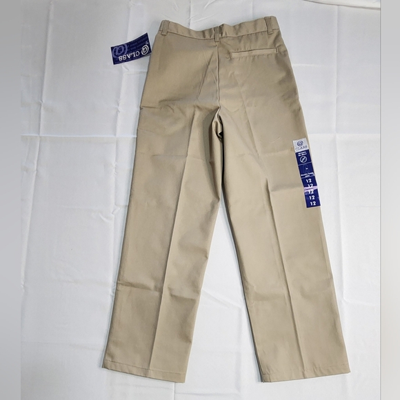 @Class Khaki School uniform bottoms Pants Boys Size 12 NWT. - Picture 1 of 9